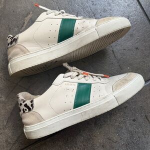 Axel Arigato Leather sneakers w/ Cheetah fur back